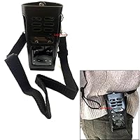 Amazon.com: Lsgoodcare Black Hard Leather Carrying Holder